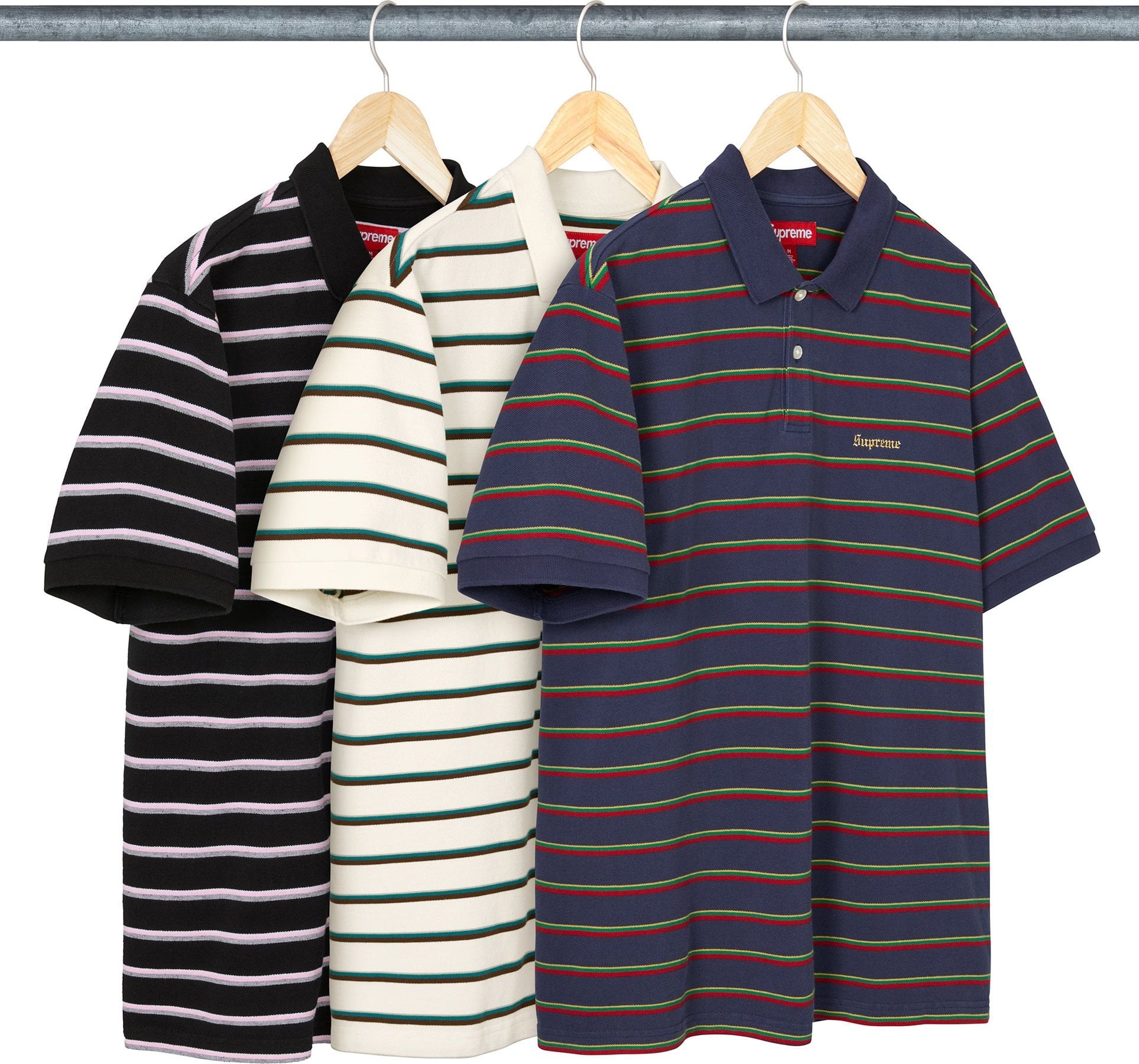 Washed Stripe Polo